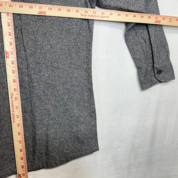 Grayers Outdoor Garments Large Oatmeal Gray Fall Winter Shacket Rugged Camp Hike - Picture 8 of 11